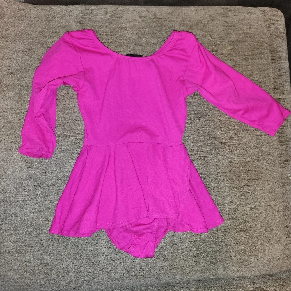 Girls In Motion Pink Kids Leotard